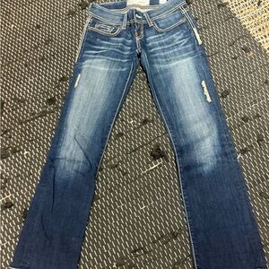 BKE Blue Boot Cut Jeans with Natural Fading